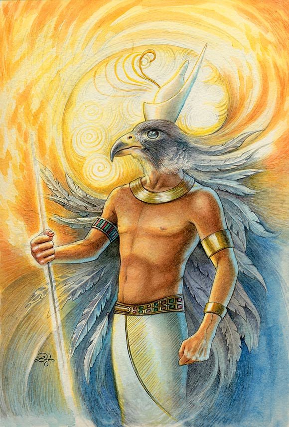 Egyptian god Horus