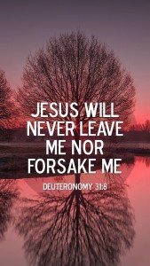 Did Moses really say, "Jesus will never leave me or forsake me?" Of course, not.